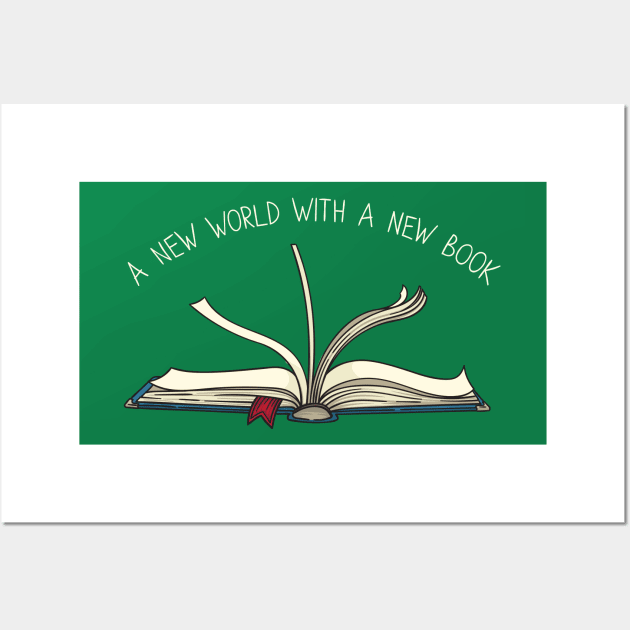 New Book Wall Art by deepfuze